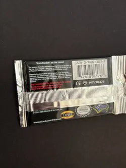 Pokemon Team Rocket Booster Pack Long Crimp 1999-2000 Factory Sealed 21.1g - Image 4