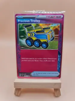 Precious Trolley 185/191 Sv08: Surging Sparks Holo Ace Spec Pokemon TCG - Image 1