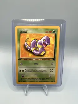 Pokemon Fossil 1st Edition Ekans 46/62 Non Holo NM-MINT - Image 1