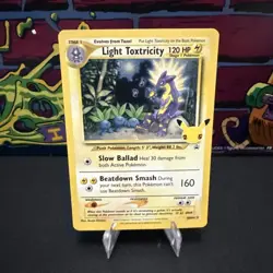 Pokemon TCG Light Toxtricity SWSH137 25th Celebrations Black Star Promo - Image 1
