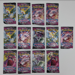 Pokemon TCG Fusion Strike Booster Pack Lot of 13 New Factory Sealed - Image 1