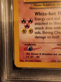 PSA 5 Shining Charizard - 107/105 - Neo Destiny - Pokemon - Image 5