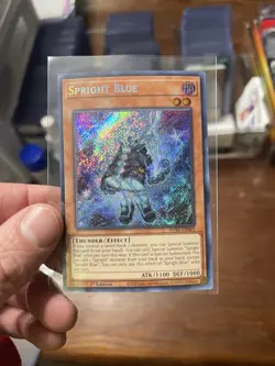 Yu-Gi-Oh! Spright Blue POTE-EN003 1st Edition Secret Rare Near Mint Condition - Image 1