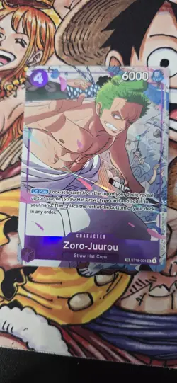 Zoro-Juurou One Piece ST18-004 Treasure Rare English NM - Image 1