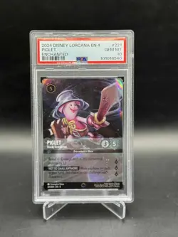 2024 DISNEY LORCANA URSULA'S RETURN ENCHANTED PIGLET - STURDY SWORDSMAN PSA 10 - Image 1