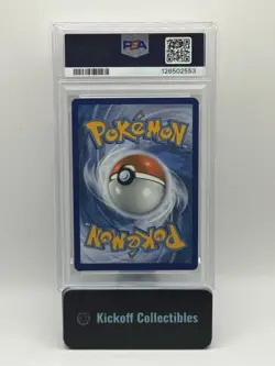 Pokemon TCG Espeon & Deoxys GX SM240 Black Star Promo Full Art Holo Card PSA 8 - Image 2