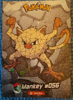 Pokemon Crystal Card Collection Mankey - Image 1