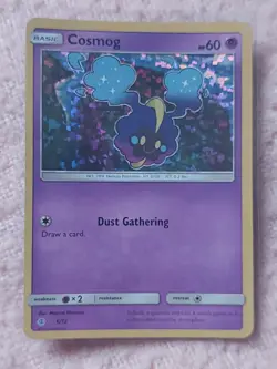 Cosmog 6/12 McDonalds Promo Holo Pokemon Card - Image 1
