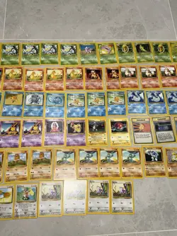 Pokemon TCG Base Set 88 Card Lot - Image 4