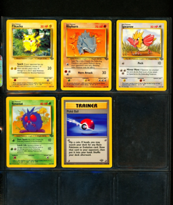 1999 Pokemon JUNGLE Set COMPLETE Non Holo UNCOMMON COMMON Cards #31-64 Lot NM+ - Image 5