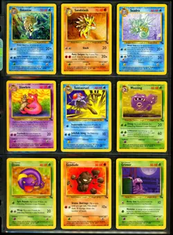 1999 Pokemon FOSSIL SET Unlimited Edition COMPLETE Uncommon Common Cards Lot NM+ - Image 3