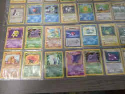 Pokemon Card Lot WOTC MP-HP-DMG - Holos, 1st & More - 2 Binders - Over 180 Cards - Image 5