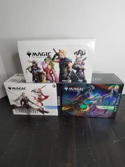 MTG Final Fantasy Play Booster Box + GIFT BUNDLE + BUNDLE Sealed ENGLISH - Image 1