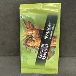 4x 2026 Magic the Gathering MTG LORWYN ECLIPSED Promo PacK Solid Green Top - Image 2