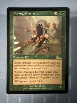 Deranged Hermit - Urza's Legacy - Magic the Gathering Vintage 1999 WOTC - Image 1