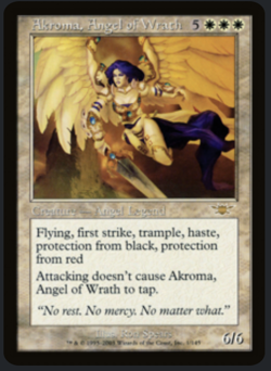 1x Akroma, Angel of Wrath (Timespiral)! SP/LP - Free Shipping! - Image 1