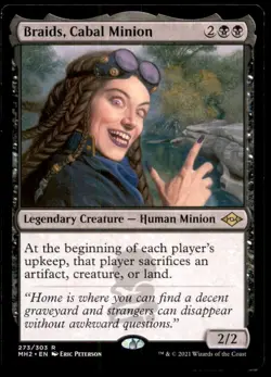 Braids, Cabal Minion LP Light Play Modern Horizons 2 MTG [11234] - Image 1