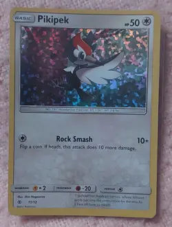 Pikipek 11/12 McDonalds Promo Holo Pokemon Card - Image 1