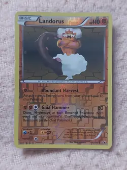 Landorus 74/101 Noble Victories Reverse Holo Pokemon Card - Image 1