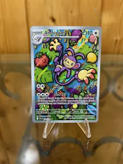 Pokemon TCG Mega Evolutions Phantasmal Flames Ambipom 107/094 Illustration Rare - Image 1