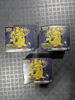 Pokemon TCG Surging Sparks Elite Trainer Box ETB 3X. Read Description. - Image 1