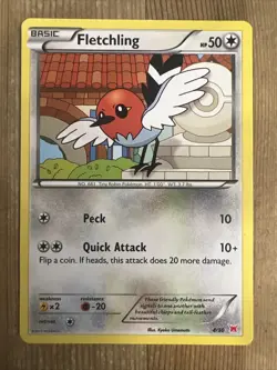 Pokemon TCG Fletchling XY Trainer Kit: Latios & Latias 4/30 LP - Image 1