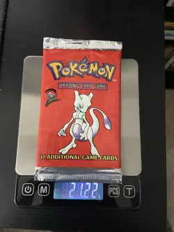 1999 Pokemon Base Set 2 Booster Pack Mewtwo Artwork FACTORY SEALED WOTC Heavy - Image 4