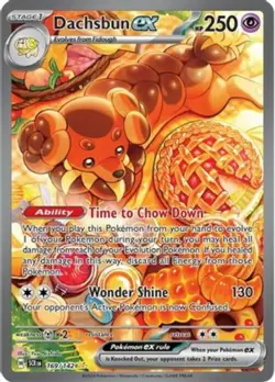 Dachsbun ex - 169/142 - Special Illustration Rare NM, English Pokemon Stellar Cr - Image 1
