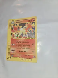 Pokemon TCG Expedition 26/165 Rapidash Holo LP-MP - Image 1