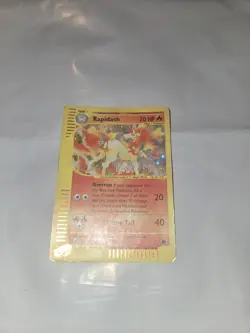 Pokemon TCG Expedition 26/165 Rapidash Holo LP-MP - Image 2