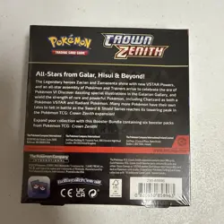 Sword & Shield Crown Zenith Pokemon TCG Booster Bundle - (Factory Sealed) 820650858963 - Image 5