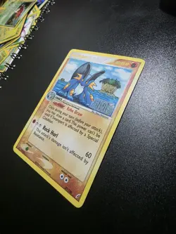 Pokemon Swampert EX TCG Crystal Guardians 27/100 Reverse Holo Rare Stamped - Image 2