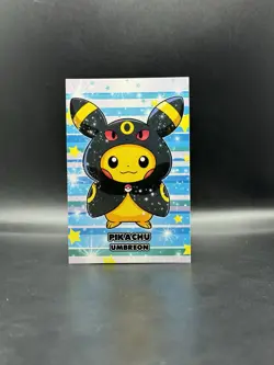 Umbreon Poncho Pikachu Attacks 2 Database Johto Cracked Ice Holo Pokemon - Image 1