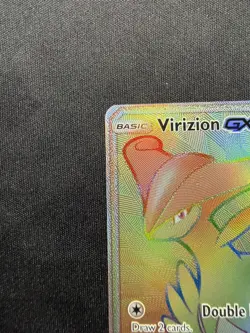 Pokemon - Virizion GX 217/214 Secret Rare - Lost Thunder LP - Image 2