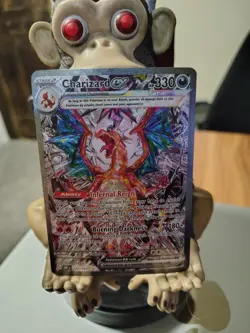 Pokemon TCG Charizard EX Sir Obsidian Flames 223/197 Heavy Played - Image 1