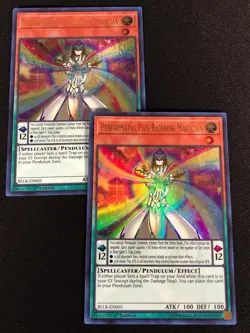Yugioh Performapal Five Rainbow Magician BLLR-EN005 1ST Ultra x2 (NM) - Image 1