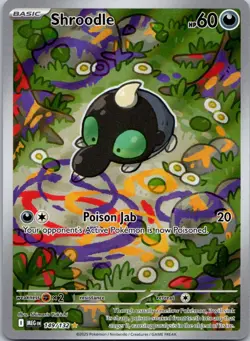 Shroodle 149/132 NM Pokemon Card TCG Mega Evolution - Image 1
