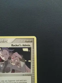 Pokemon Card Trainer Rocket's Admin 86/109 EX Team Rocket Returns Uncommon - Image 3
