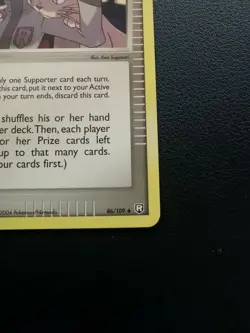 Pokemon Card Trainer Rocket's Admin 86/109 EX Team Rocket Returns Uncommon - Image 5