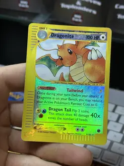 #2 Dragonite 9/165 Expedition 2002 Reverse Holo E-Series Vintage Pokemon Card - Image 3