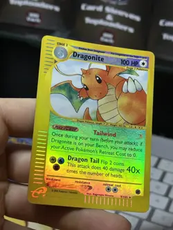 #2 Dragonite 9/165 Expedition 2002 Reverse Holo E-Series Vintage Pokemon Card - Image 4