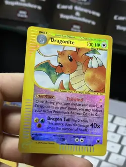 #2 Dragonite 9/165 Expedition 2002 Reverse Holo E-Series Vintage Pokemon Card - Image 5