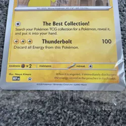 Pikachu At The Museum Natural History Museum Jumbo Pokemon Promo Card Rare - Image 2
