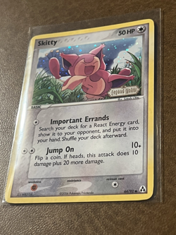 Pokemon TCG Skitty 64/92 Reverse Holo Legend Maker Stamped Card 2006 - Image 5