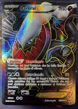 Pokemon TCG Darkrai EX Full Art Ultra Rare Holo Card 107/108 - Italian - Image 1