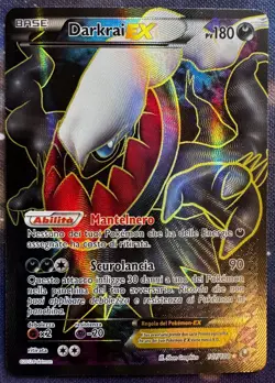 Pokemon TCG Darkrai EX Full Art Ultra Rare Holo Card 107/108 - Italian - Image 2