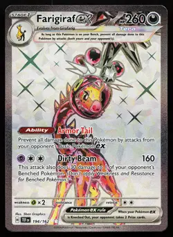 Farigiraf ex 194/162 Ultra Rare Temporal Forces Pokemon Card - Image 1