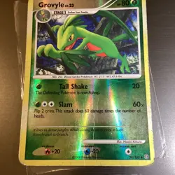 Grovyle 39/100 Reverse Holo - Pokemon Stormfront Card TCG 2008 Damaged - Image 2