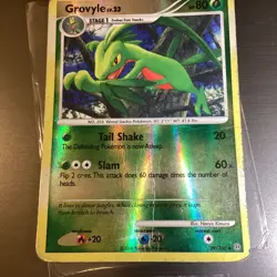 Grovyle 39/100 Reverse Holo - Pokemon Stormfront Card TCG 2008 Damaged - Image 3