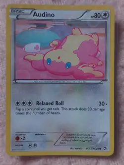 Audino RC17/RC25 Legendary Treasures Holo Pokemon Card - Image 1